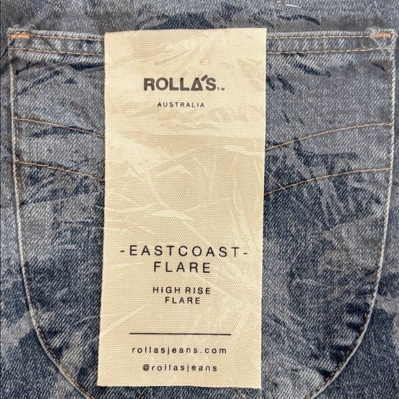Rolla’s High Rise Flare Jeans NWT - Picture 10 of 11